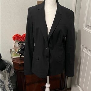 Banana Republic Black Blazer Tailored Suit Jacket